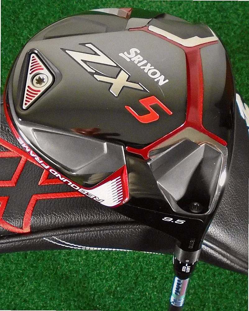 New Srixon ZX5 9.5* Driver, Project X EvenFlow Riptide 5.5 Regular 50g, Cover