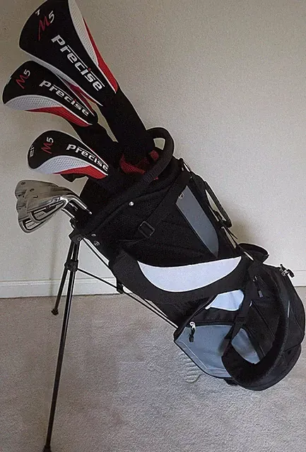 NEW Tall Mens Golf Set Complete Driver Wood Hybrid Irons Putter Bag Right Handed