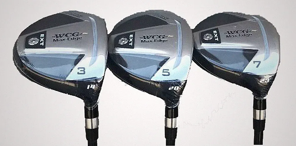 New TaylorFit MAX EDGE #3,5,7 Fairway Woods Graphite Senior +1" Long Jumbo Grips