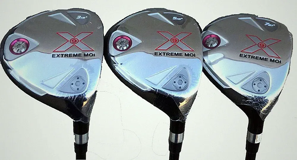 New TaylorFit X9 #3,5,& 7 Fairway Woods Graphite Senior Standard Mens Set