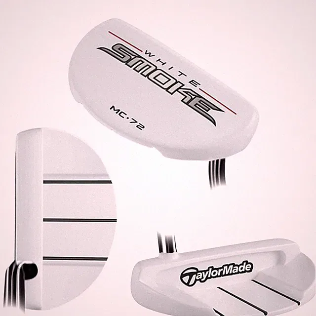 NEW TaylorMade Ladies White Smoke MC-72 White Putter, Single Bend, Customizable