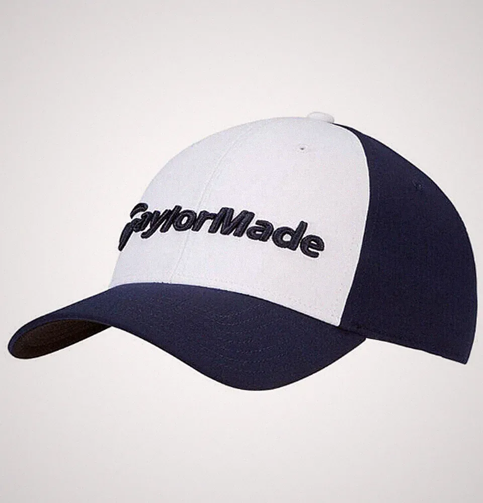 NEW TaylorMade Peformance Seeker Navy/White Adjustable Golf Hat/Cap