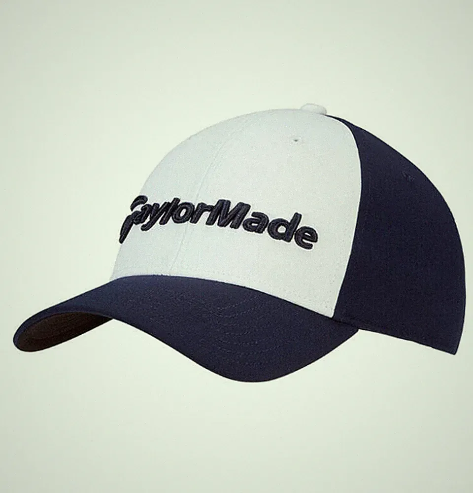 NEW TaylorMade Peformance Seeker Navy/White Adjustable Golf Hat/Cap