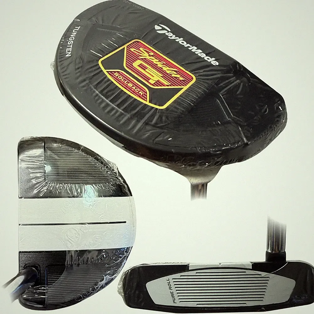 NEW TaylorMade Spider GT Rollback Black Putter, Single Bend, 35in