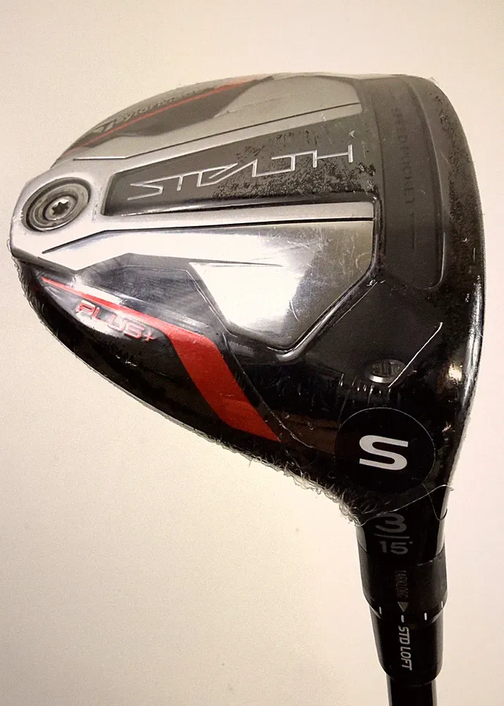 NEW TaylorMade STEALTH Plus+ #3 Wood, 15 Degree, HZRDUS RDX Smoke 75g , S Flex