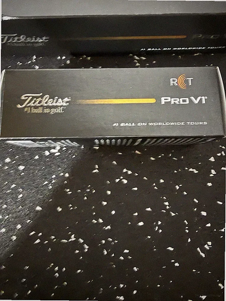 NEW Titleist Pro V1 RCT 2025 Golf 3 Balls White - 1 Sleeve - Launch Monitor