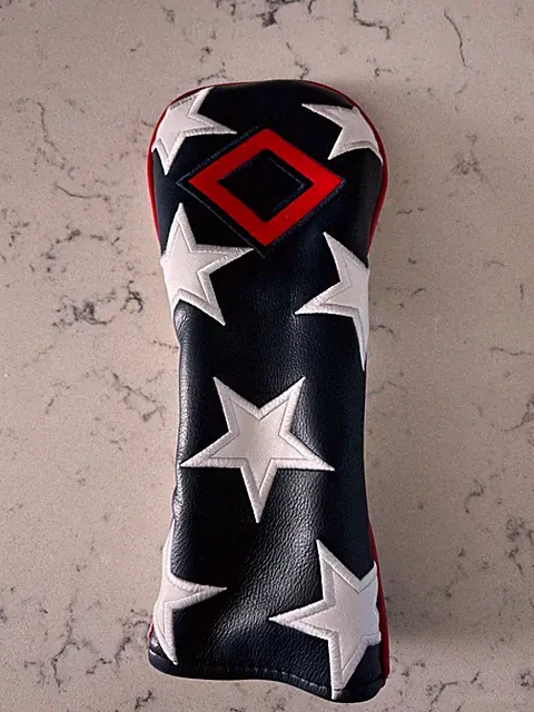 NEW TITLEIST STARS LEATHER HEADCOVER - FAIRWAY