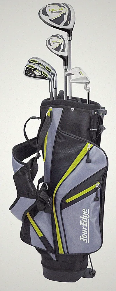 New Tour Edge Golf HL-J 2X1 6 Piece Junior Set Lime Green Ages 7-10