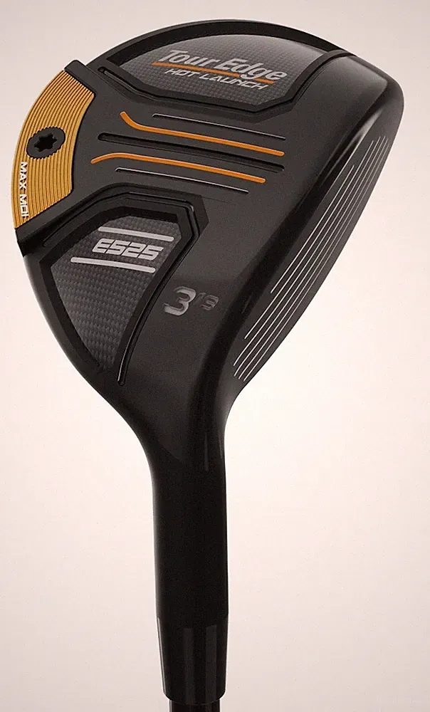 New Tour Edge Golf Hot Launch E525 19* #3 Hybrid Stiff Flex [Mamiya Helium]
