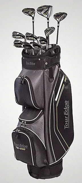 New Tour Edge Golf TE-200 Complete Set With Bag Uniflex