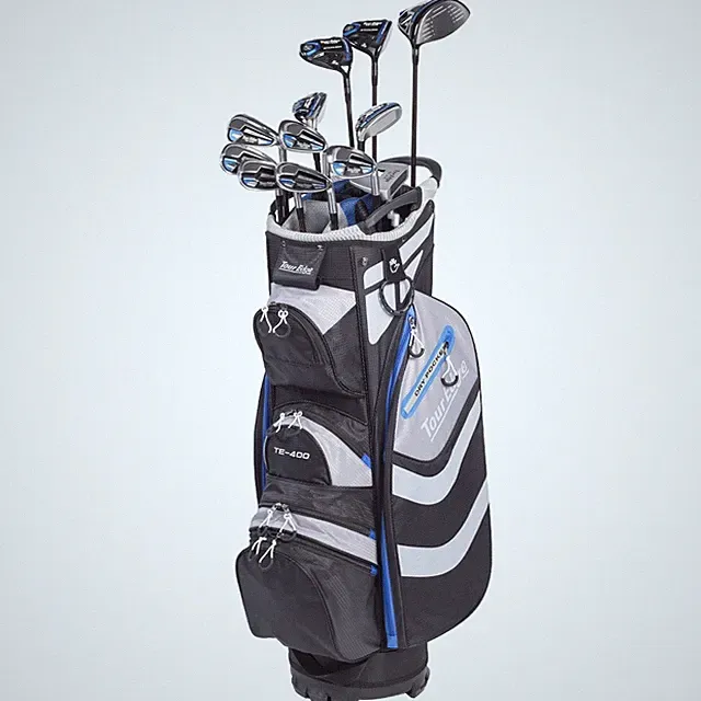New Tour Edge Golf TE-400 Complete Set With Bag Graphite Regular Flex