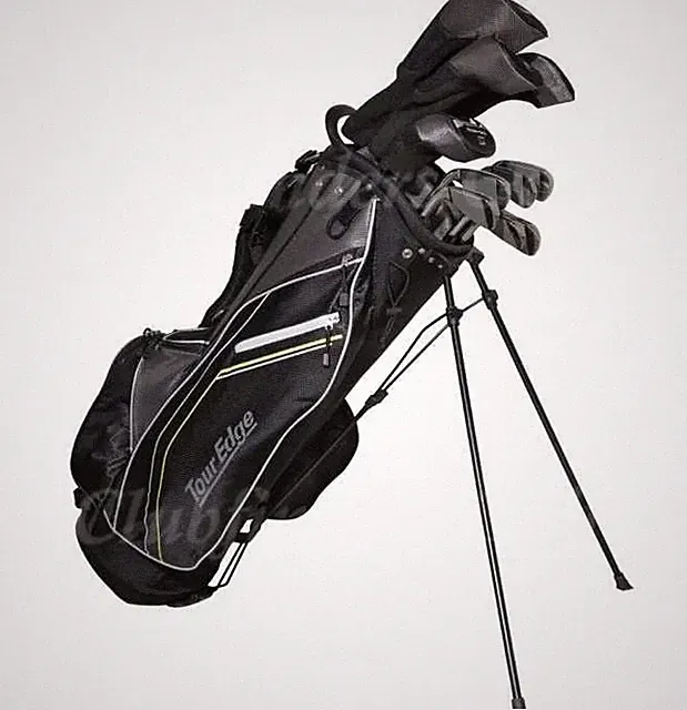 NEW Tour Edge TE-200 12-Piece Complete Set Factory Steel Uniflex w/ Stand Bag