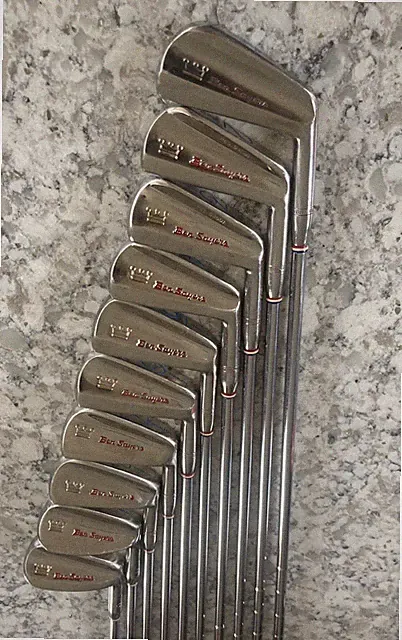 New Vintage Ben Sayers 1- PW Iron Set 10 Clubs Collector's Set Scotland