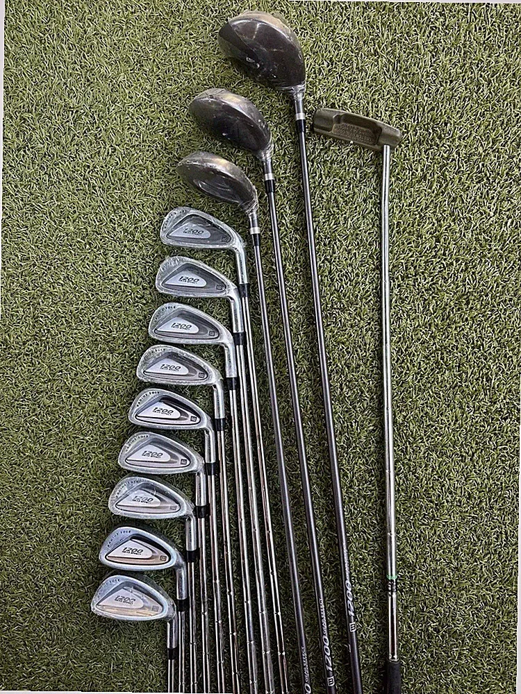 *NEW* VINTAGE WILSON 1200 GE GEAR EFFECT COMPLETE GOLF CLUB SET/ R FLEX RH 36”