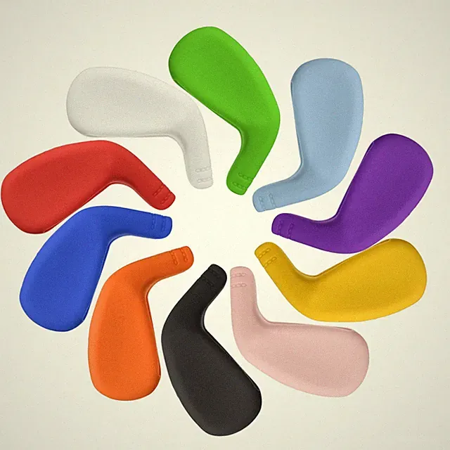 New Washable Golf club Iron Head Covers Set with Number Openings Easy Fit
