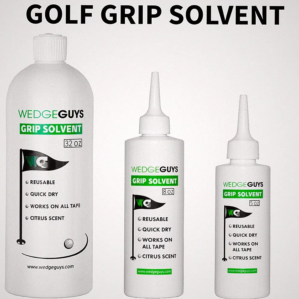 NEW Wedge Guys Golf Grip Solvent for Regripping Golf Clubs 32/8/5 Ounce Options