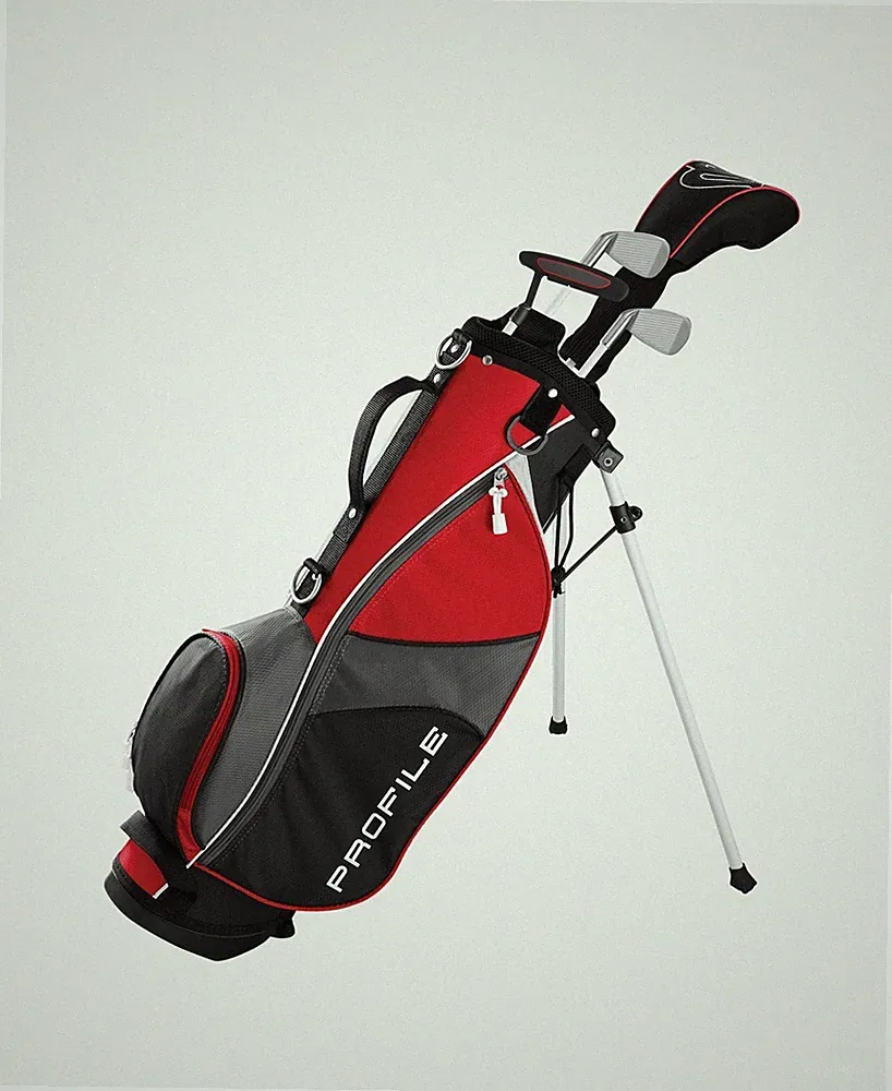 NEW Wilson Golf Kids Profile JGI Complete Set - Size Small 40-50 Inches Red RH