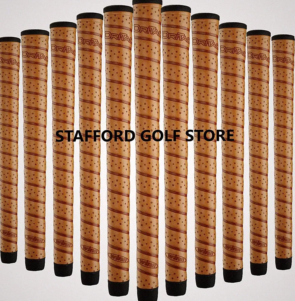 NEW Winn Dri-Tac Wrap Golf Grips Bundle Set Copper Standard Midsize Oversize