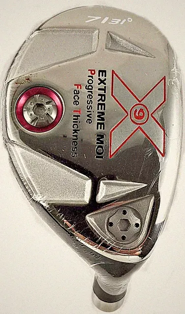 New X9 Hybrid Iron Club Head Only, Available #2-#SW, U Pick Number/Loft