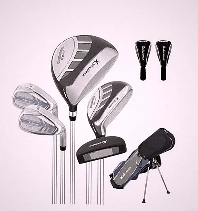 NEW XDriveMax 5 Pieces Kids Golf Club Set, Junior Golf Club Set Ages 4-12 Gray