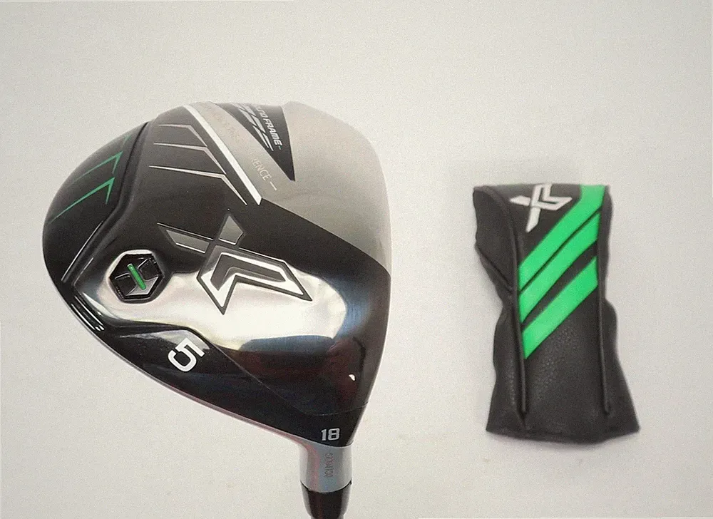 NEW XXIO X Black 18* 5 WOOD w/Cover - Miyazaki AX-II DST 46g Stiff Flex