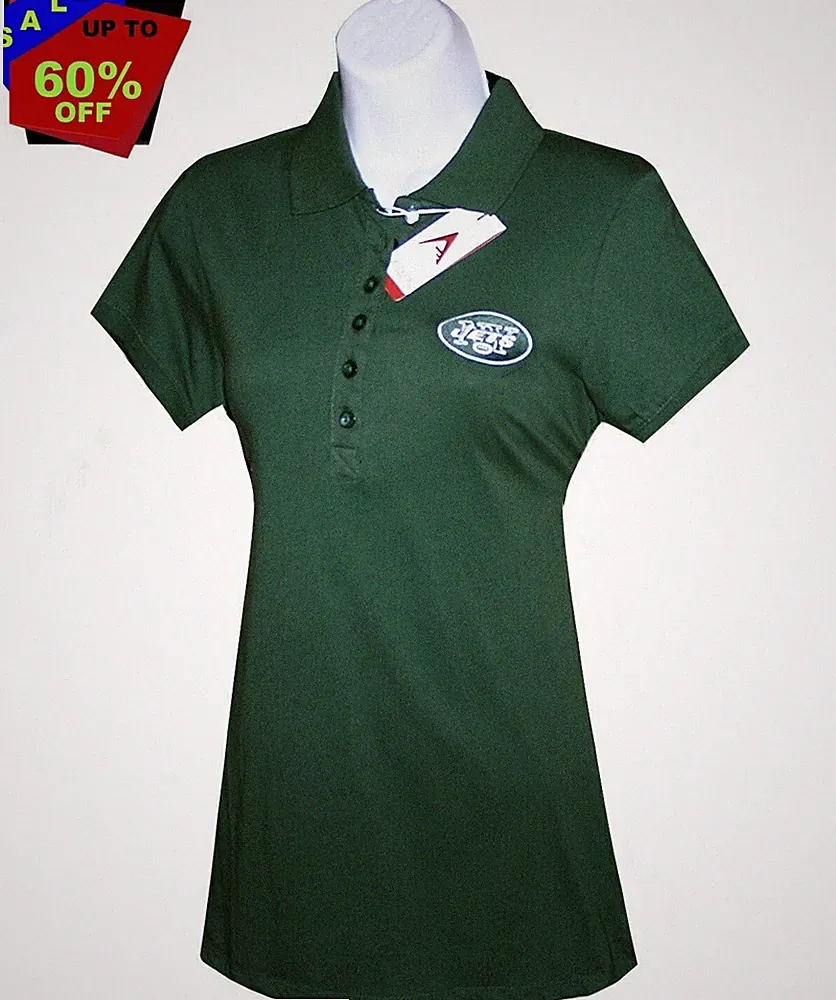 Nfl Womens Apparel - New York Jets Nfl Team Polo / Golf Shirt, MEDIUM, CLEARANCE
