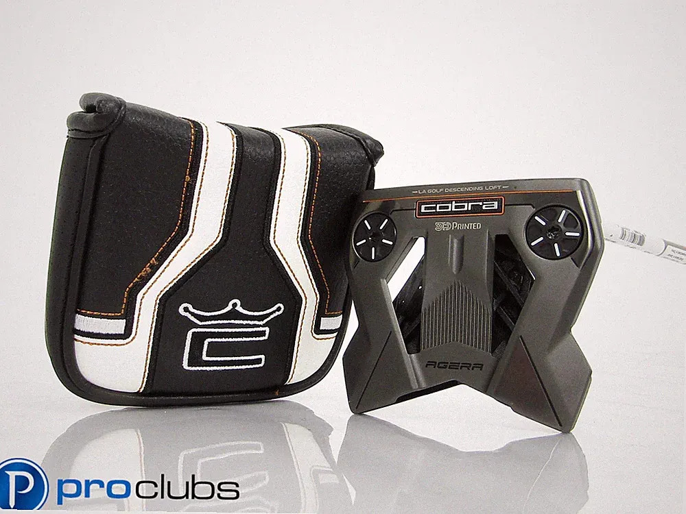 Nice! COBRA '2024 3D PRINTED AGERA SINGLE BEND PUTTER 35" w/ HEADCOVER #519316