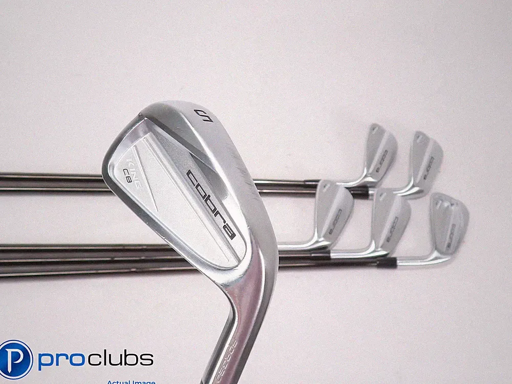 Nice Cobra King CB/MB 5-PW Combo Iron Set - KBS $Taper 130 X-Flex Steel 506056