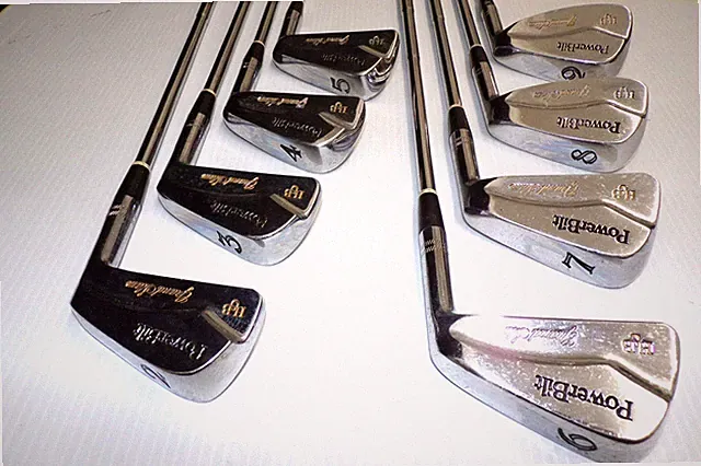 NICE H&B PowerBilt Grand Slam Iron Set 2-9 NO Pitching wedge stiff steel