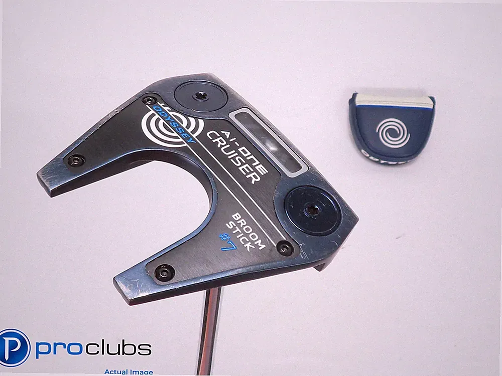 Nice Odyssey Ai-ONE Cruiser Broomstick #7 48" Putter w/Cover 519064
