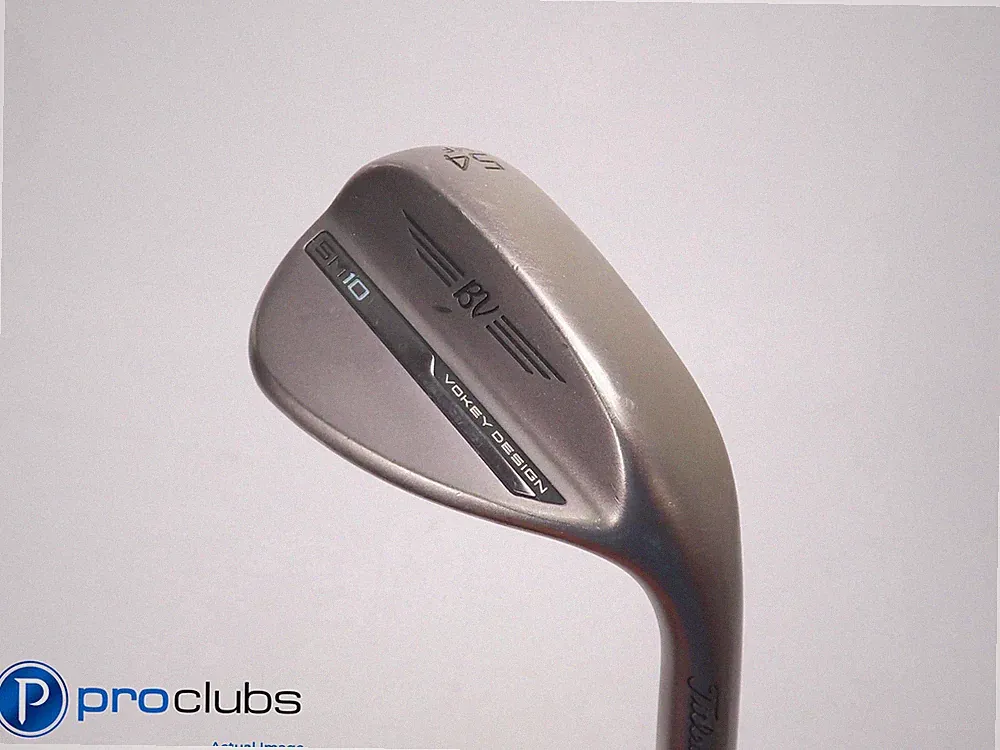 Nice Titleist Vokey SM10 Nickel (14)54* Wedge F-Grind - Vokey Wedge Flex 505899