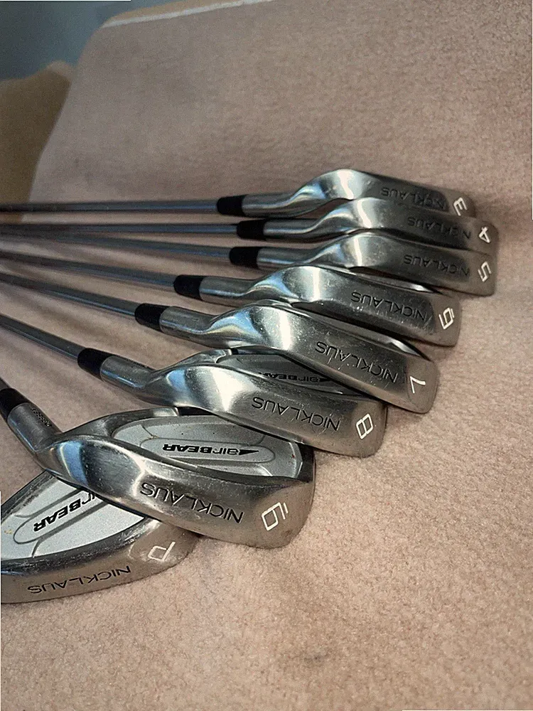 Nicklaus Air Bear Iron Set 3-PW with Steel Crack Shaft Stiff Golf Club RH