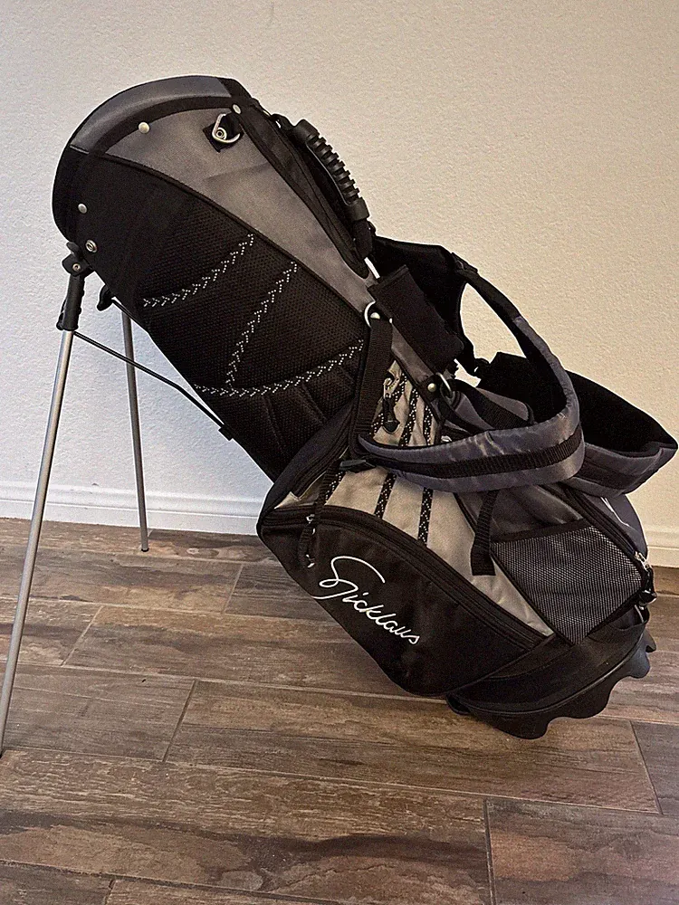 Nicklaus Golf Bag - 13 Divider - Black and Gray
