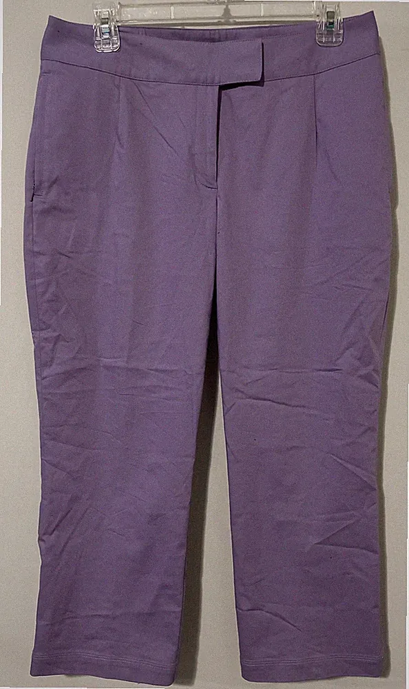 Nike Golf, Fit Dry, Women’s, Size 6, Purple, Performance Style, Capris! A2008
