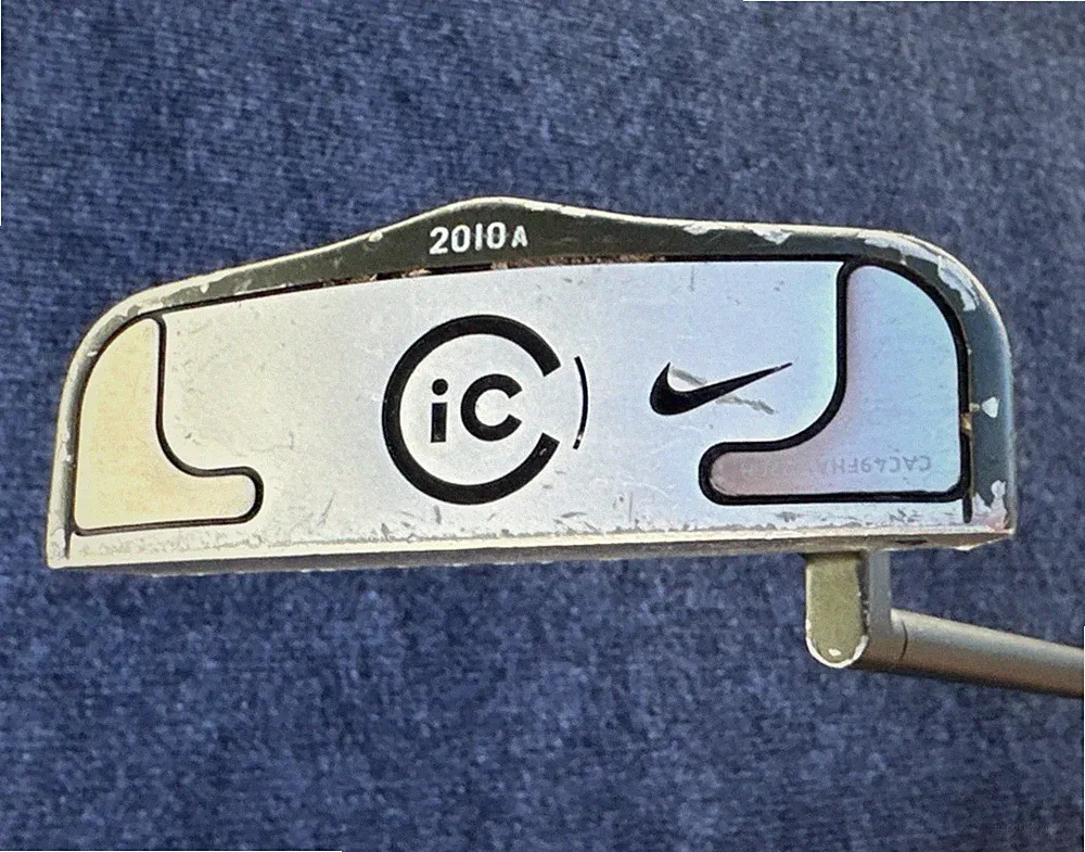 Nike iC 2010A Golf Putter 33.5” LH Left Handed Steel Shaft Golf Pride Grip