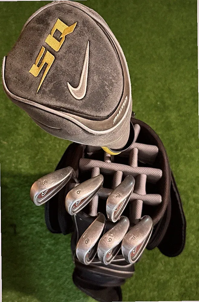 Nike Men’s Golf Club Set, CPR Irons, SQ Sumo 460 10.5 With Head Cover. No Putter