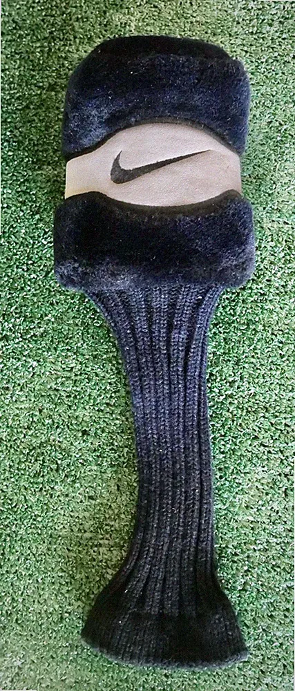 Nike Plush Golf Club Headcover 3 Fairway Wood Navy Blue Free Shipping