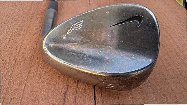 Nike SB Black Milled 56-14 Sand Wedge Golf Club Right Hand Steel Shaft D Gold S
