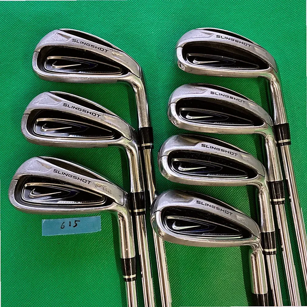 Nike SlingShot 2010 Iron Set 7pcs 5-Pw,Sw Uni Flex Steel Shaft Golf Clubs