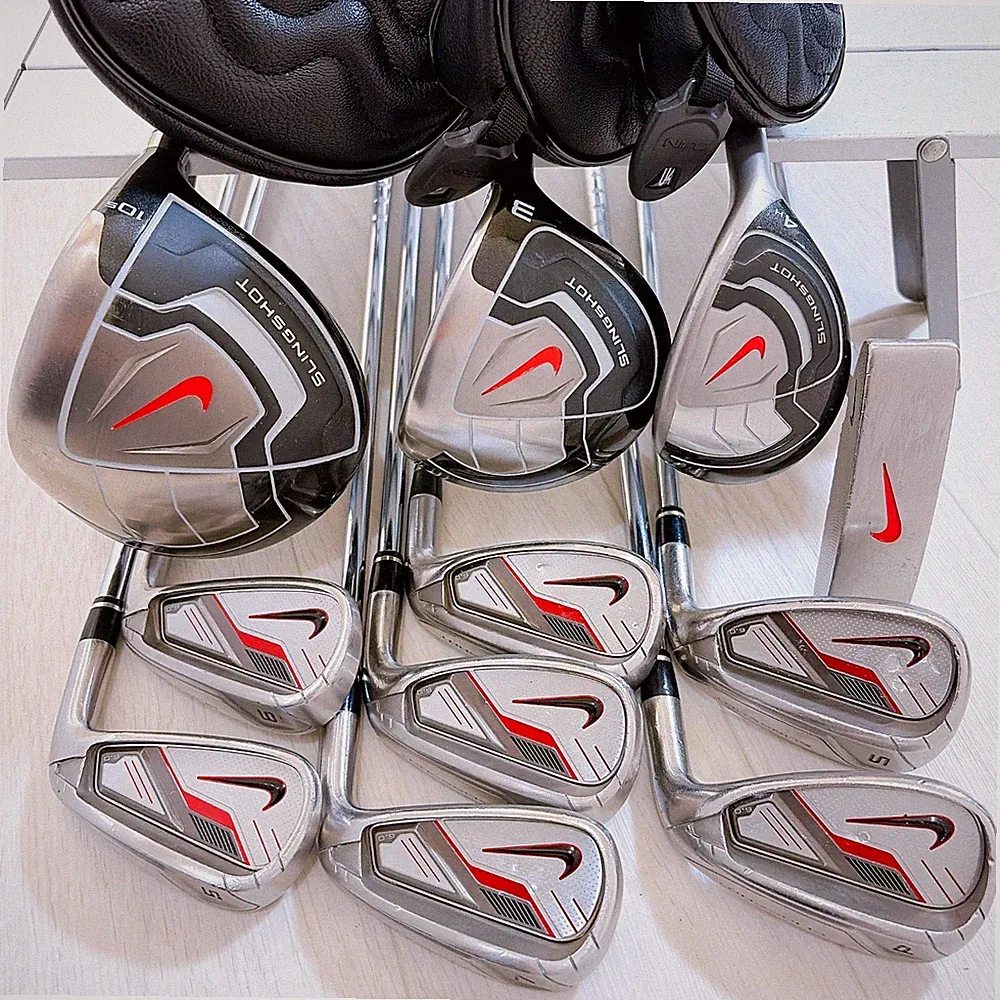 NIKE SLINGSHOT Men's Golf Club Set 11pcs UNIFLEX Right-handed From Japan