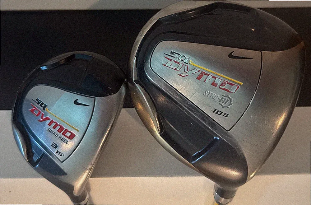 Nike SQ Dymo 10.5° Driver & 3W 15° 70g Flex R RH Golf Clubs