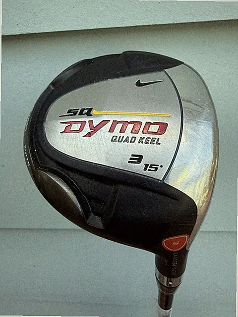 Nike SQ Dymo Quad Keel 3 Wood Golf Club 15 Degree Stiff Flex RH