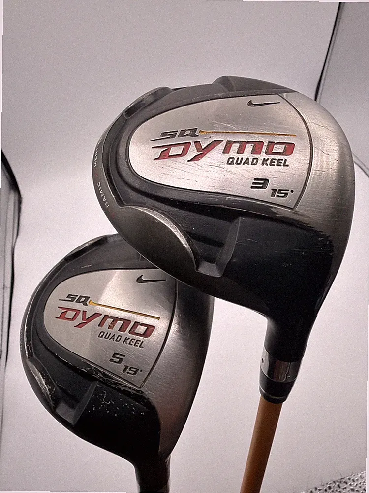 Nike SQ Dymo Quad Keel Fairway 3 & 5 Woods Dymo Pro Force V2 Shaft Good