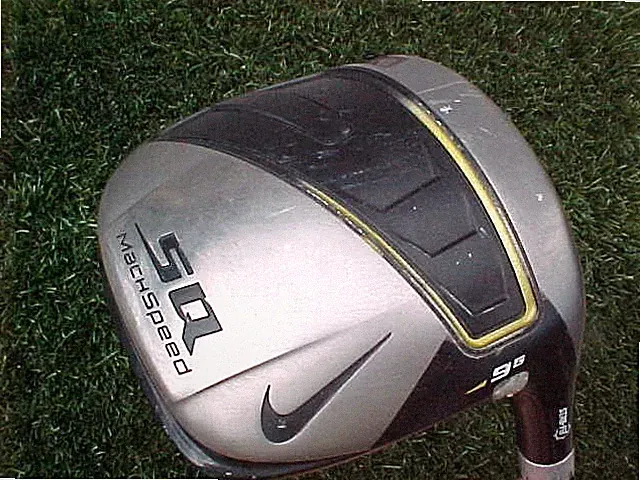 Nike SQ MACHSPEED 9.5* STR8-FIT RH Titanium Driver Golf Club w Grafalloy S Flex
