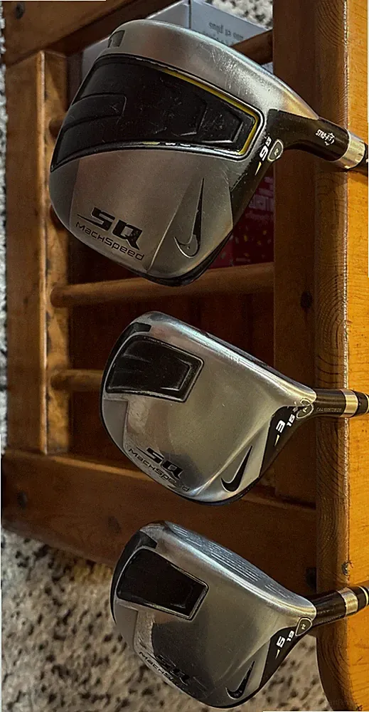 Nike SQ MachSpeed Driver 9.5* - 3 Wood 15* - 5 Wood 19* - R Flex - Graphite Nice