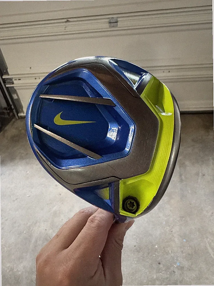 Nike Vapor Fly Driver Adjustable Loft RH Blue/Yellow with Headcover