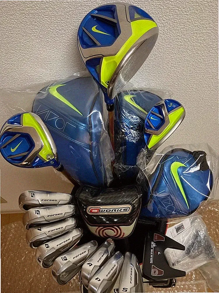 NIKE Vapor Fly Golf Club Set 1W 5W 3H SQ Irons Odyssey Putter w/Bag & Headcovers