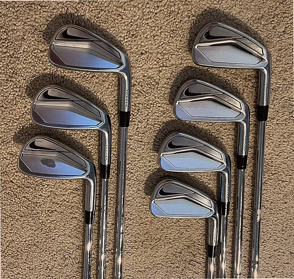 Nike Vapor Pro Combo Iron Set 4-PW KBS Tour 130 Extra Stiff Flex Plus 1.25” RH