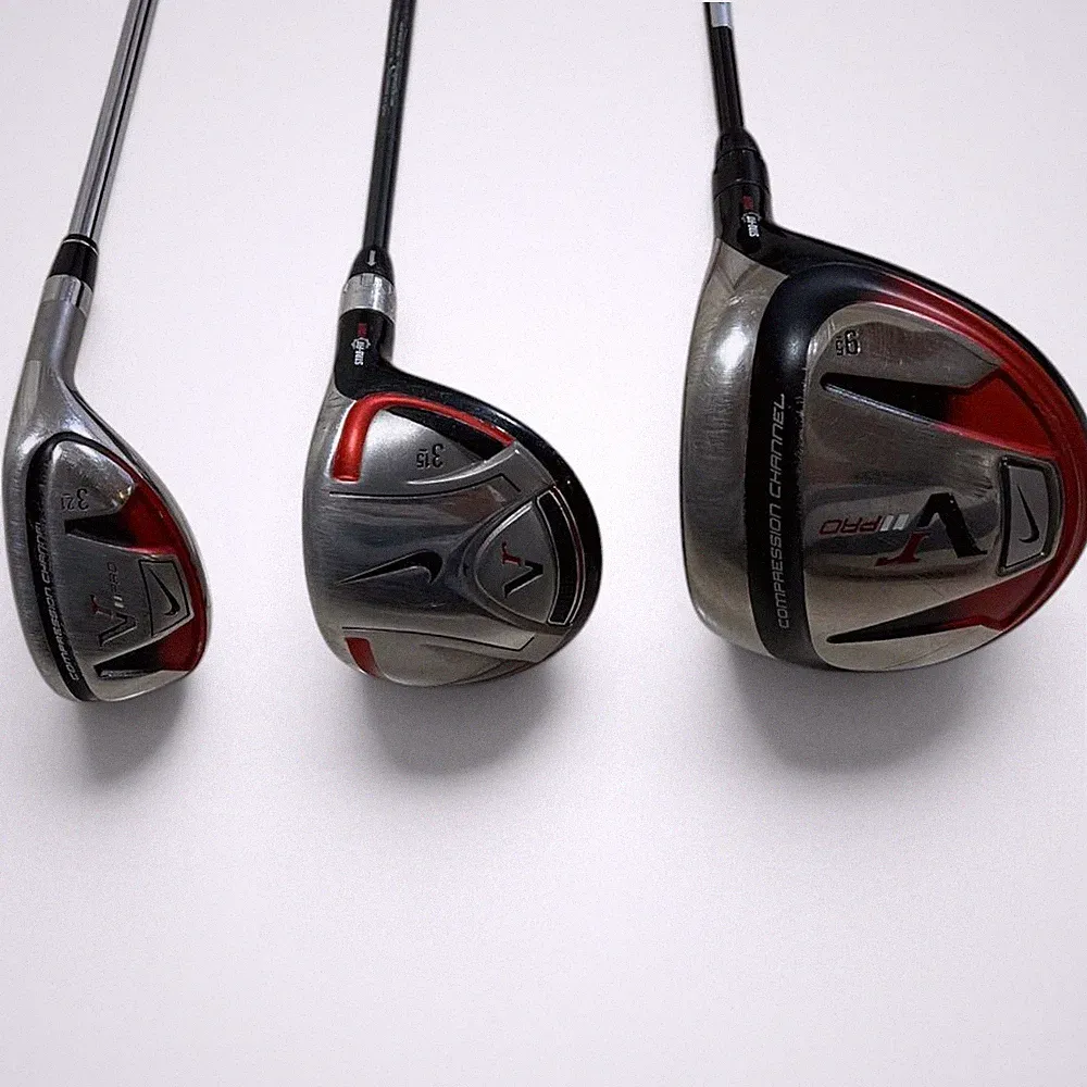 Nike VR Pro Golf Club Set 3PCS Driver 9.5° 3W 15° 3H 21° RH Custom Shaft Used