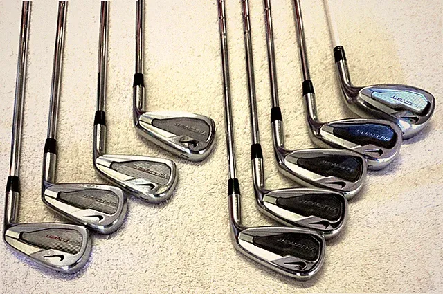 NIKE VR_S COVERT FORGED Irons #4-9, Pw, Aw, Sw: (9Clubs) Steel Shafts. One Owner